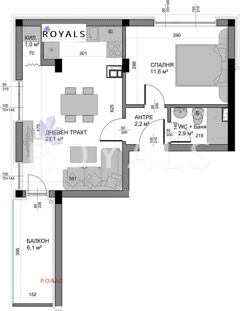 De vânzare  1 dormitor Varna , Caisieva gradina , 65 mp | 11125117 - imagine [7]