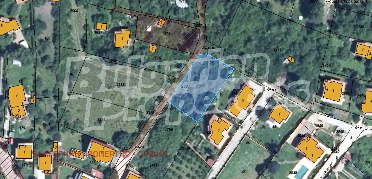 Продава ПАРЦЕЛ, гр. София, гр. Банкя, снимка 2 - Парцели - 55600055