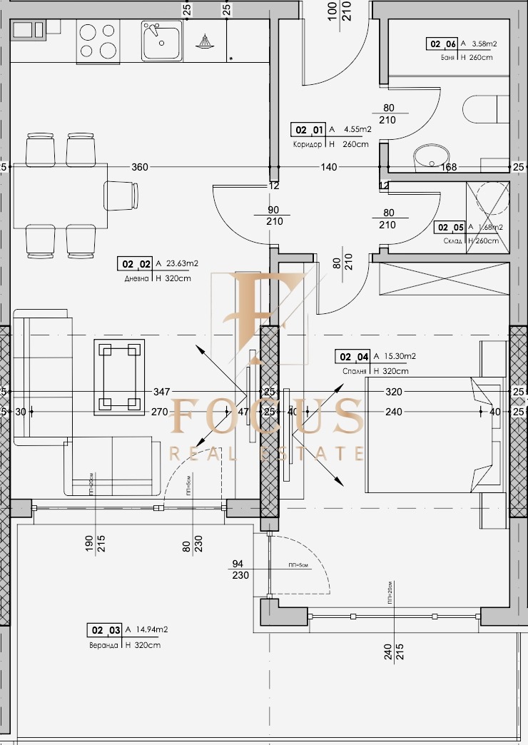 Продава 2-СТАЕН, гр. Пловдив, Захарна фабрика, снимка 3 - Апартаменти - 52626073