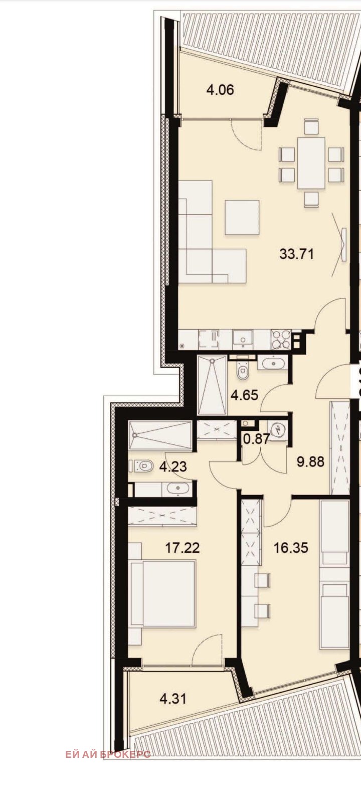 Продава  3-стаен град София , Симеоново , 140 кв.м | 85827285 - изображение [5]