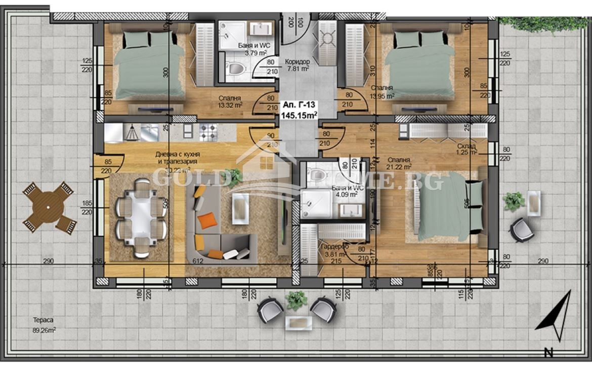 Продава МНОГОСТАЕН, гр. Пловдив, Отдих и култура, снимка 2 - Апартаменти - 55389019