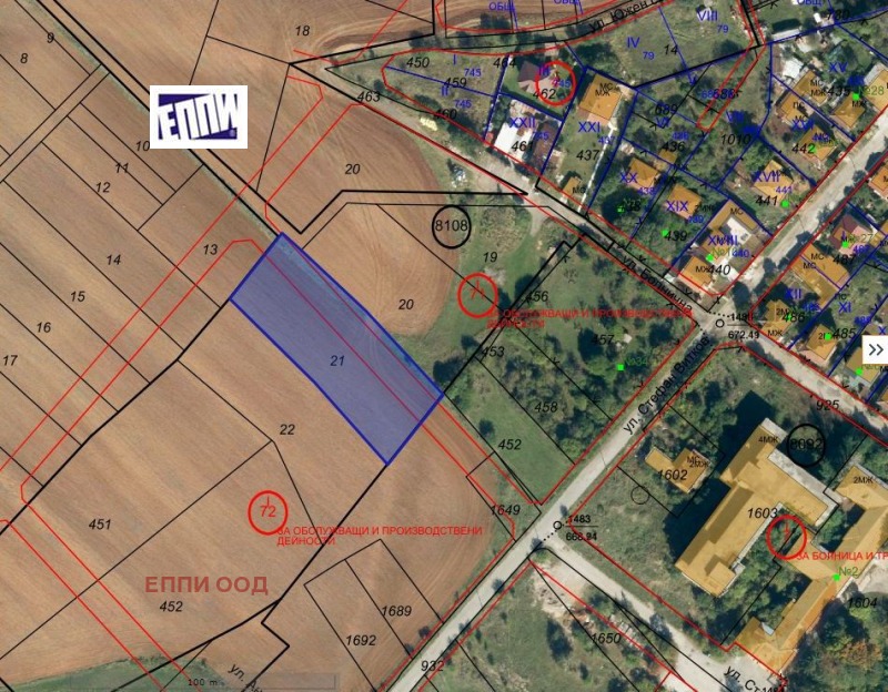 Продава ПАРЦЕЛ в град София, гр. Бухово - 2818 кв.м / 56 360 € » 110 230.58 лв., ЕППИ ООД