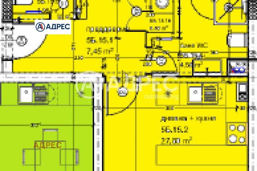 Продава 3-СТАЕН, гр. Варна, Кайсиева градина