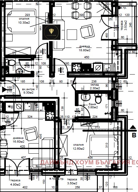 Продава 3-СТАЕН, гр. Пловдив, Христо Смирненски, снимка 2 - Aпартаменти - 49357729