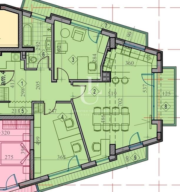 Till salu  2 sovrum Sofia , Krastova vada , 103 kvm | 44317257 - bild [4]
