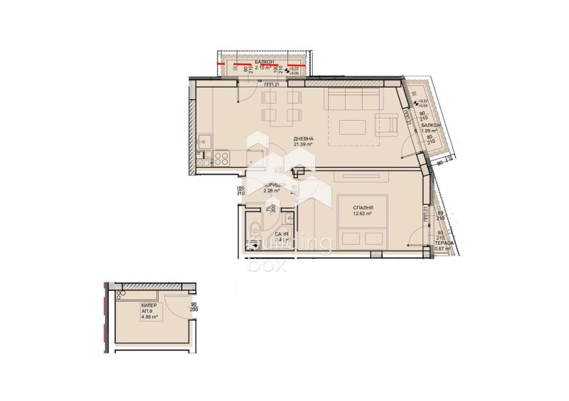 Продава 2-СТАЕН, гр. Варна, Изгрев, снимка 4 - Aпартаменти - 48101755