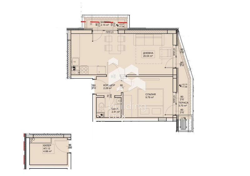 Продава 2-СТАЕН, гр. Варна, Изгрев, снимка 3 - Aпартаменти - 49286975