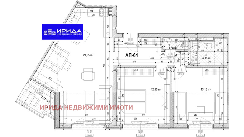 For Sale  2 bedroom Sofia , Nadezhda 3 , 99 sq.m | 64730581