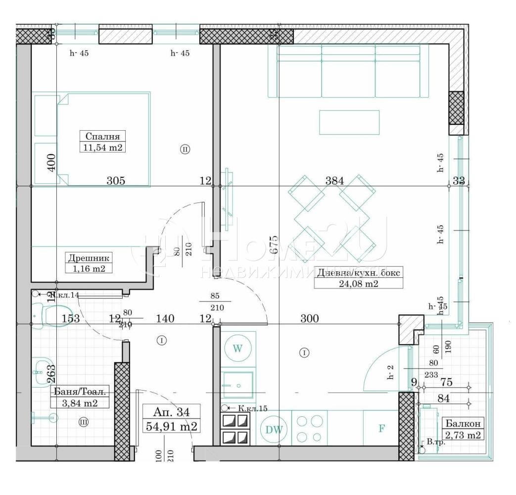 Продава 2-СТАЕН, гр. Варна, Левски 1, снимка 4 - Апартаменти - 54363289