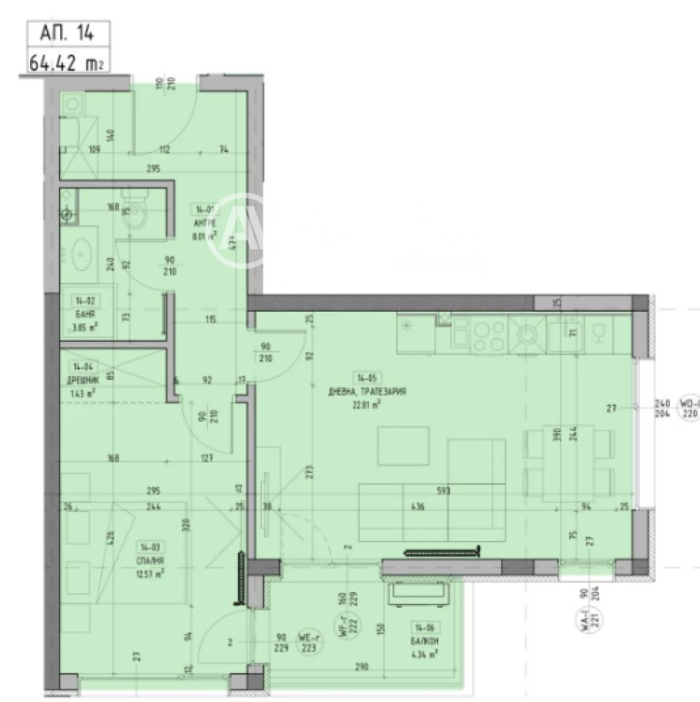 Продава 2-СТАЕН, гр. София, Малинова долина, снимка 3 - Апартаменти - 56719367