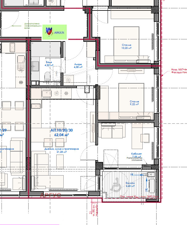 Продава 2-СТАЕН, гр. София, Младост 4, снимка 9 - Апартаменти - 53737149