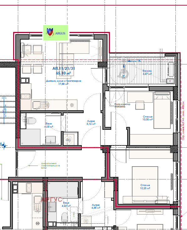 Продава 2-СТАЕН, гр. София, Младост 4, снимка 10 - Апартаменти - 53737149