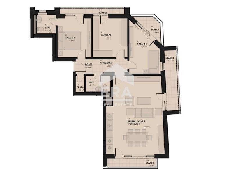 Продава 3-СТАЕН, гр. София, Лагера, снимка 9 - Апартаменти - 54289699