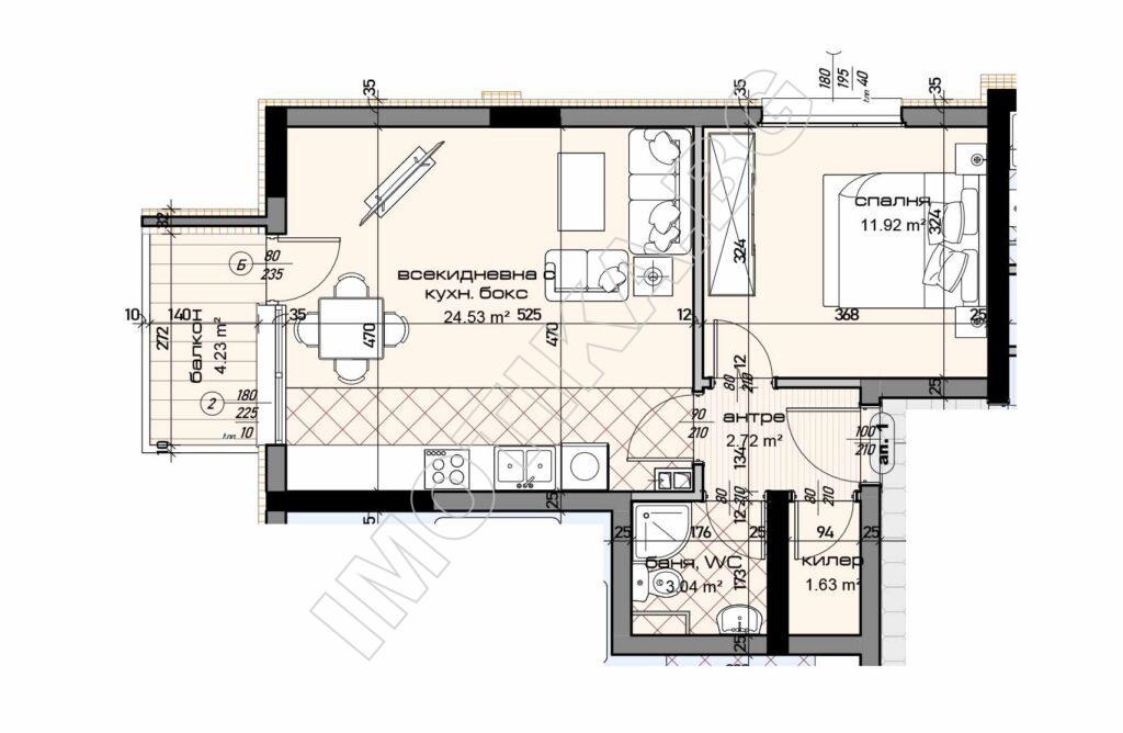Продава 2-СТАЕН, гр. Варна, Младост 2, снимка 2 - Апартаменти - 47904292