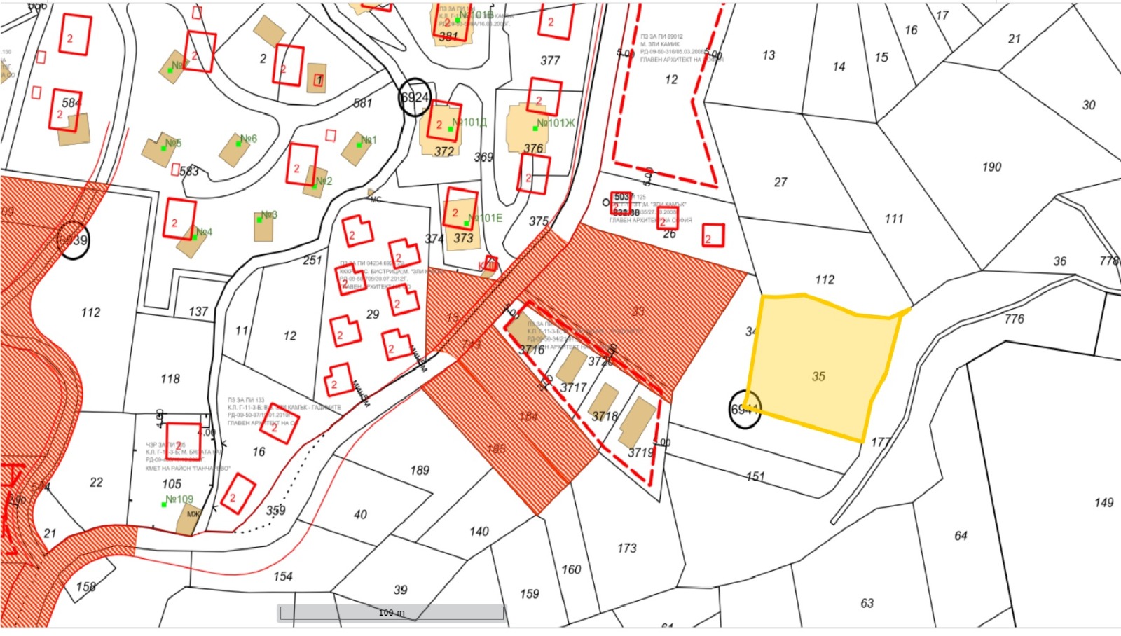 Продава ПАРЦЕЛ, гр. София, с. Бистрица, снимка 4 - Парцели - 55360294