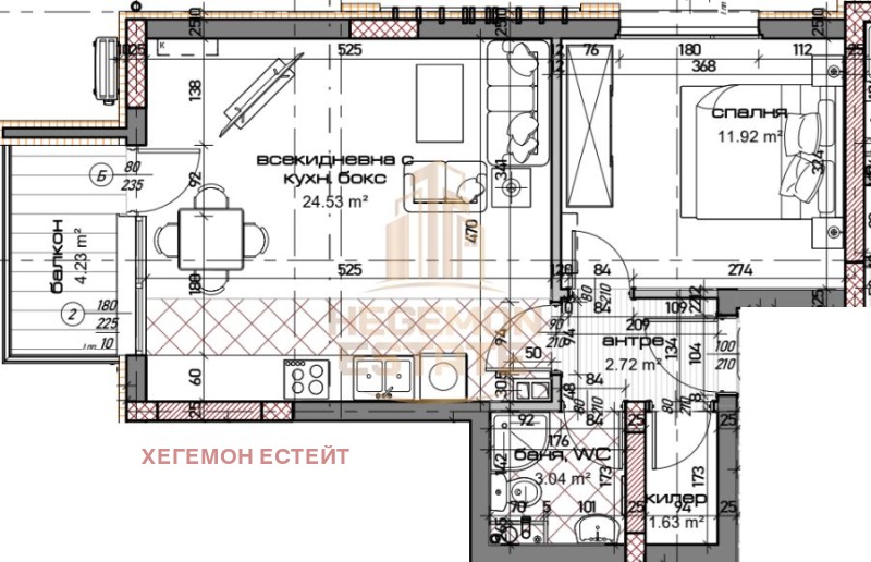 Продава 2-СТАЕН в град Варна, Младост 1 - 69 кв.м / 111 900 € » 218 857.38 лв., ХЕГЕМОН ЕСТЕЙТ