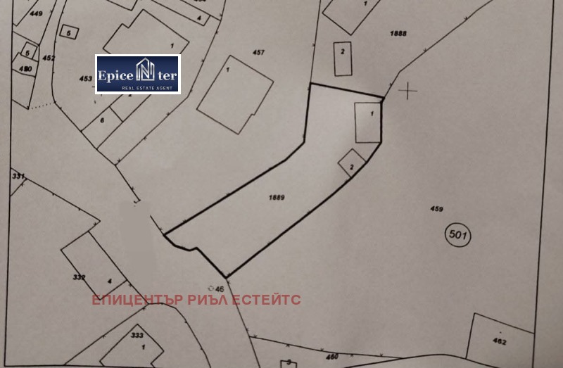 Продава ПАРЦЕЛ в град Перник, Бела вода - 400 кв.м / 25 000 € » 48 895.75 лв., ЕПИЦЕНТЪР РИЪЛ ЕСТЕЙТС