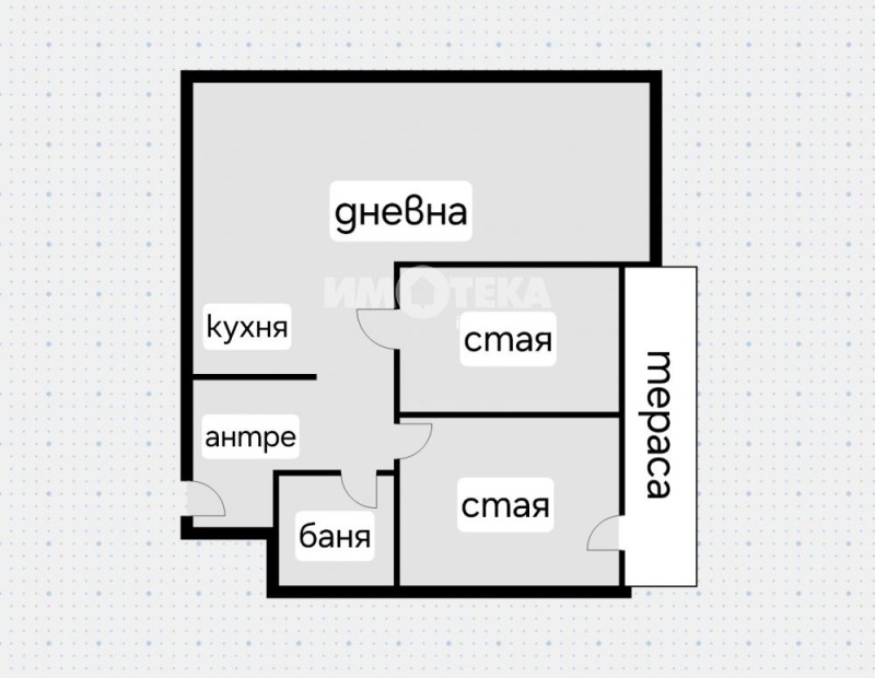 Продава 3-СТАЕН, гр. София, Център, снимка 3 - Aпартаменти - 47495877