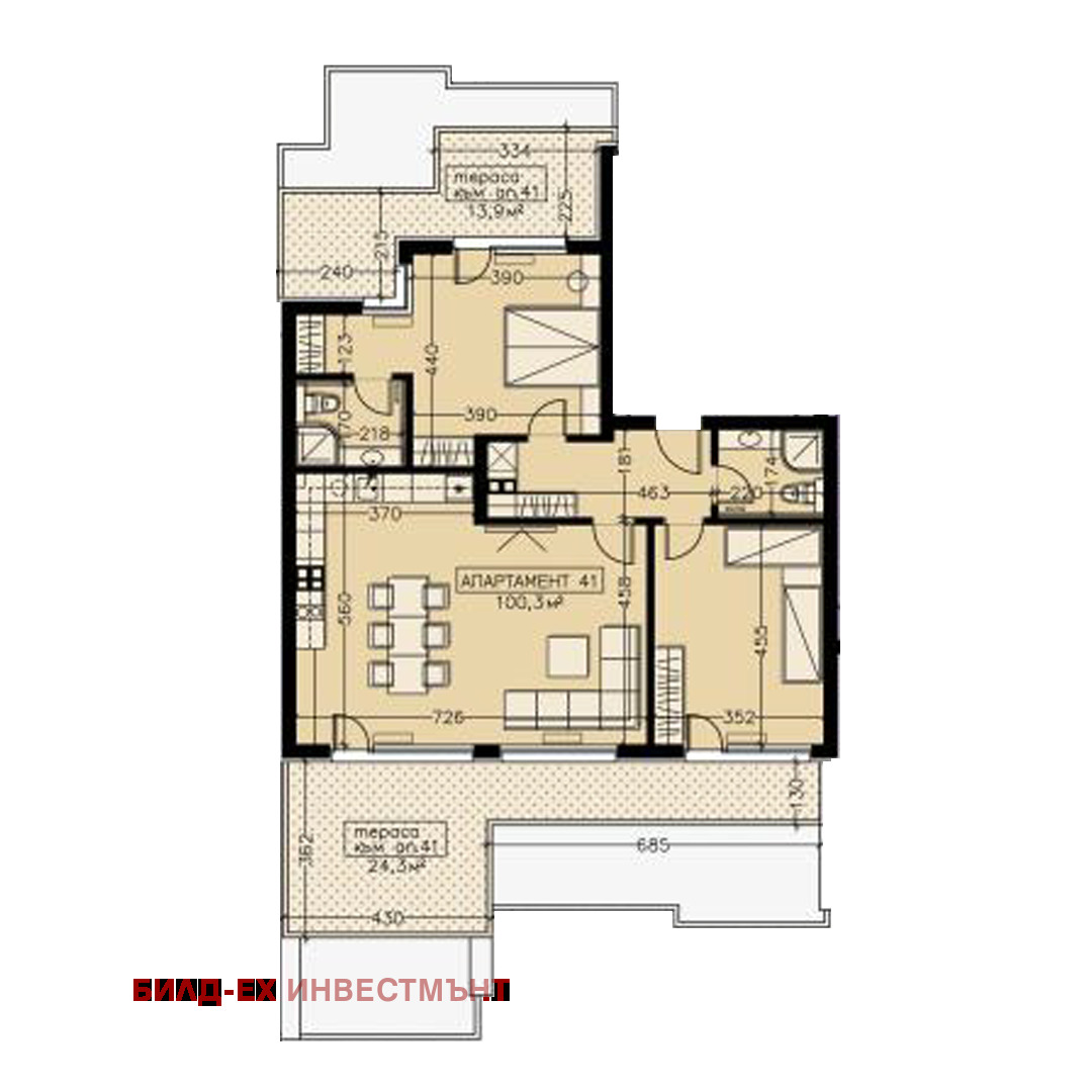 Продава 3-СТАЕН, гр. София, Манастирски ливади, снимка 6 - Апартаменти - 54280202
