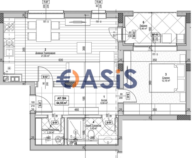 Продава  2-стаен, област Бургас, гр. Несебър •  230 000 € • ID 49725752 — holmes.bg - [1] 
