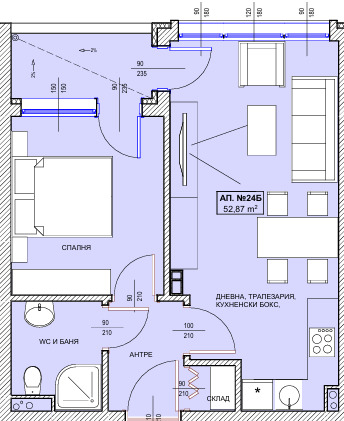 Продава 2-СТАЕН, гр. Поморие, област Бургас, снимка 7 - Апартаменти - 53329112