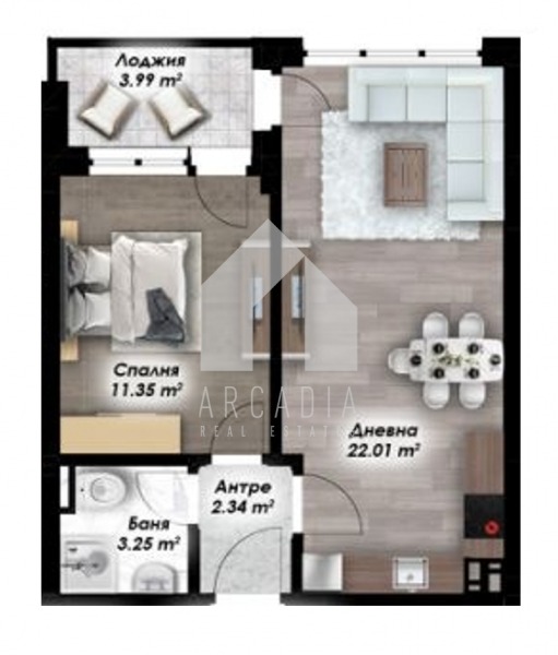 Продава 2-СТАЕН, гр. Пловдив, Остромила, снимка 2 - Апартаменти - 53382449
