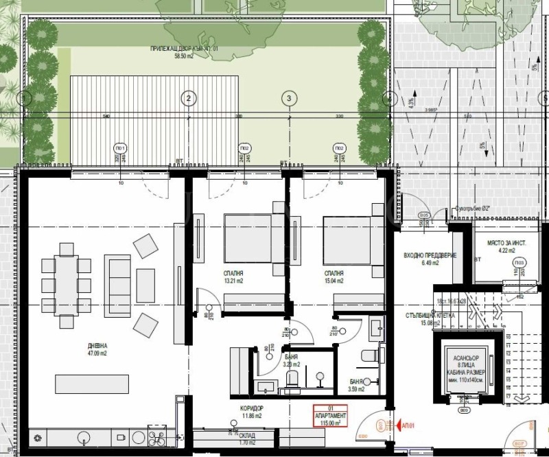 In vendita  2 camere da letto Sofia , Pancharevo , 132 mq | 95419956 - Immagine [2]
