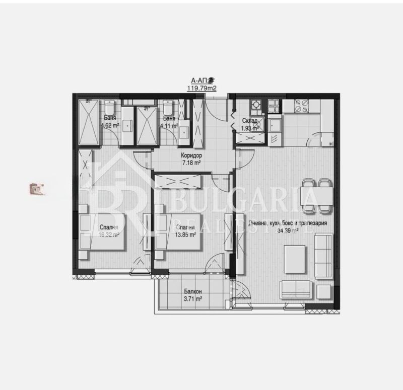 Продава 3-СТАЕН, гр. София, Кръстова вада