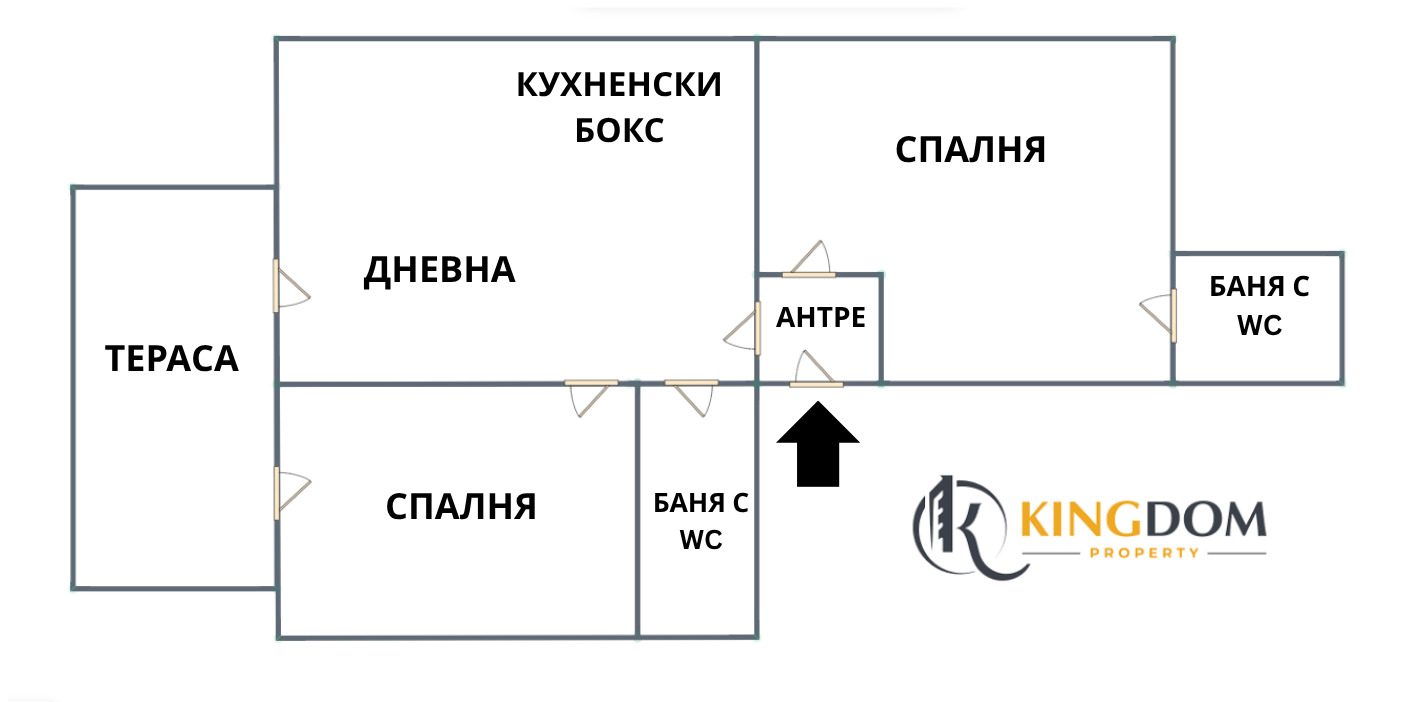 Продава 3-СТАЕН, гр. София, Княжево, снимка 15 - Апартаменти - 56160861