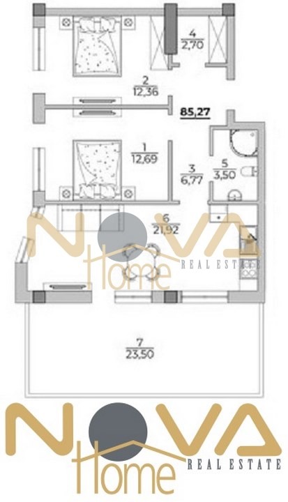 Продава 3-СТАЕН, гр. Варна, м-т Ален мак, снимка 2 - Aпартаменти - 47362617