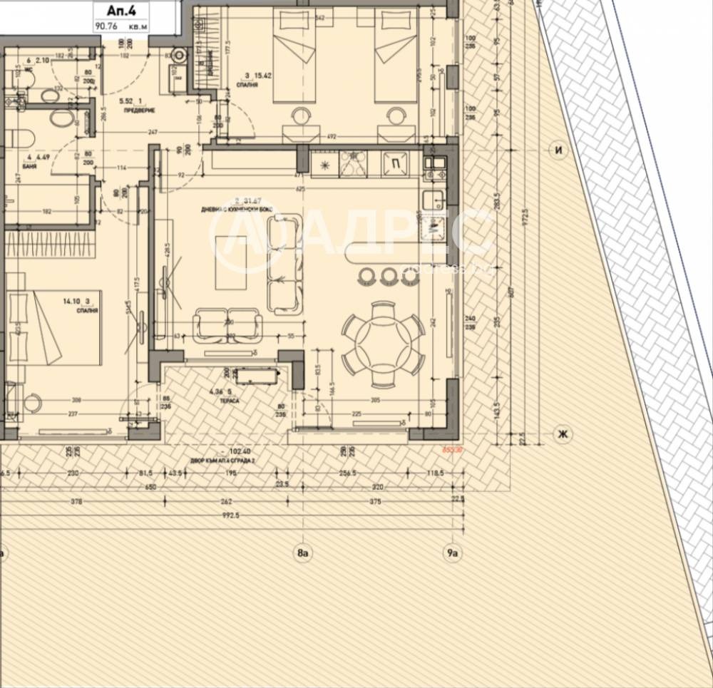 Продава 3-СТАЕН, гр. София, Малинова долина, снимка 4 - Апартаменти - 54123129