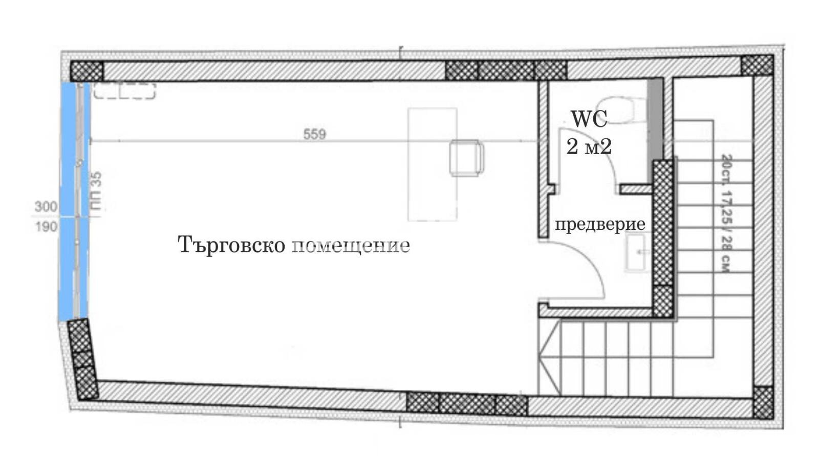 Продава ОФИС, гр. Пловдив, Център, снимка 2 - Офиси - 54075427