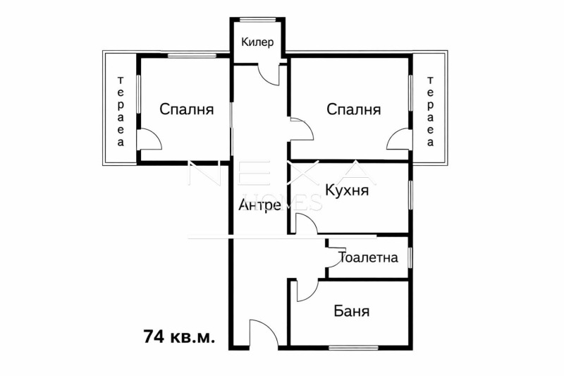 Продава 3-СТАЕН в град Варна, Гранд Мол - 74 кв.м / 159 900 € » 312 737.22 лв., НЕКСА ХОУМС