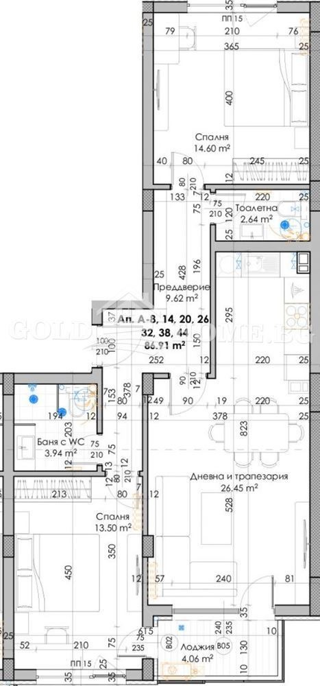 Eladó  2 hálószobás Plovdiv , Juzsen , 102 négyzetméter | 70891751 - kép [4]
