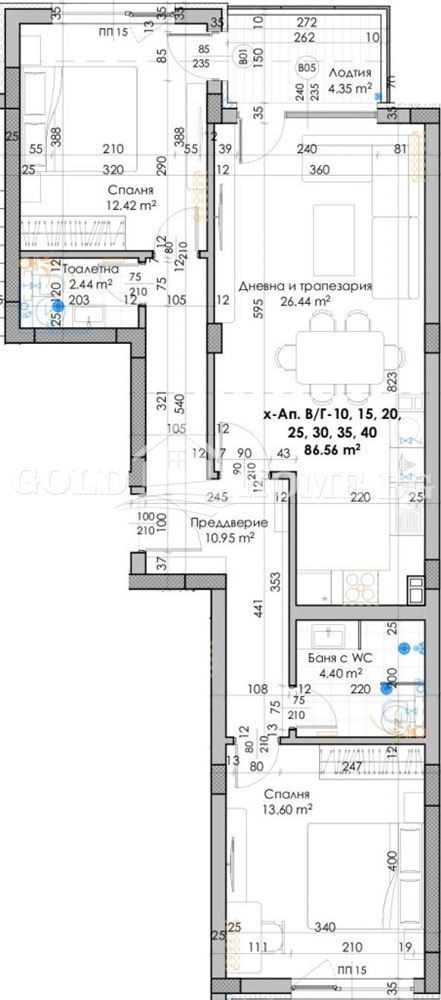 Eladó  2 hálószobás Plovdiv , Juzsen , 102 négyzetméter | 70891751 - kép [8]