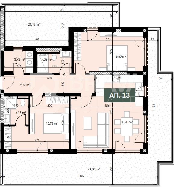 Продава 3-СТАЕН, гр. Пловдив, Отдих и култура, снимка 16 - Апартаменти - 52826450