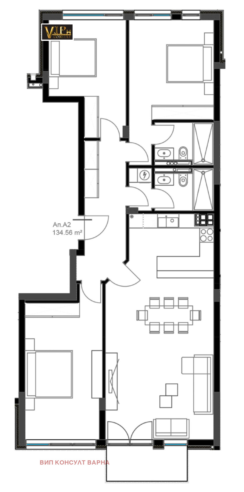 Na prodej  3 ložnice Varna , Briz , 159 m2 | 23003172 - obraz [7]