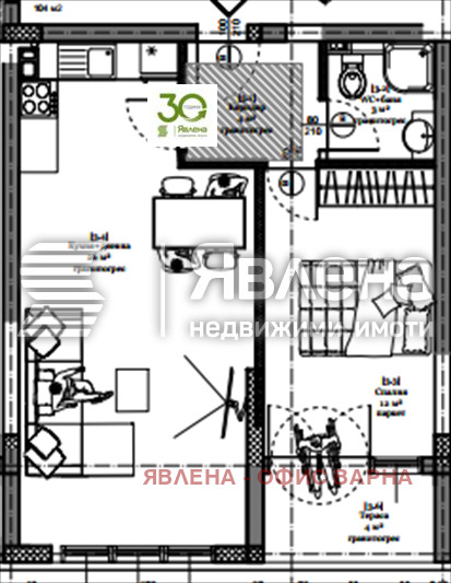Продава 2-СТАЕН, гр. Варна, Аспарухово, снимка 2 - Апартаменти - 53907058