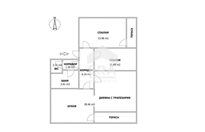 Продава 4-СТАЕН, гр. Горна Оряховица, област Велико Търново, снимка 11 - Апартаменти - 52847398