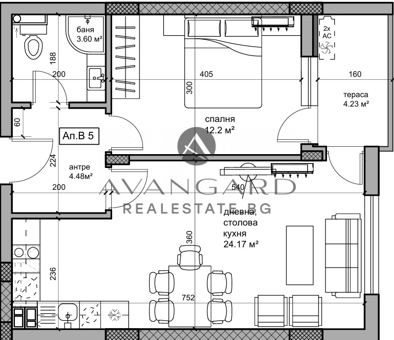 In vendita  1 camera da letto Plovdiv , Kiuchuk Parig , 70 mq | 52536103