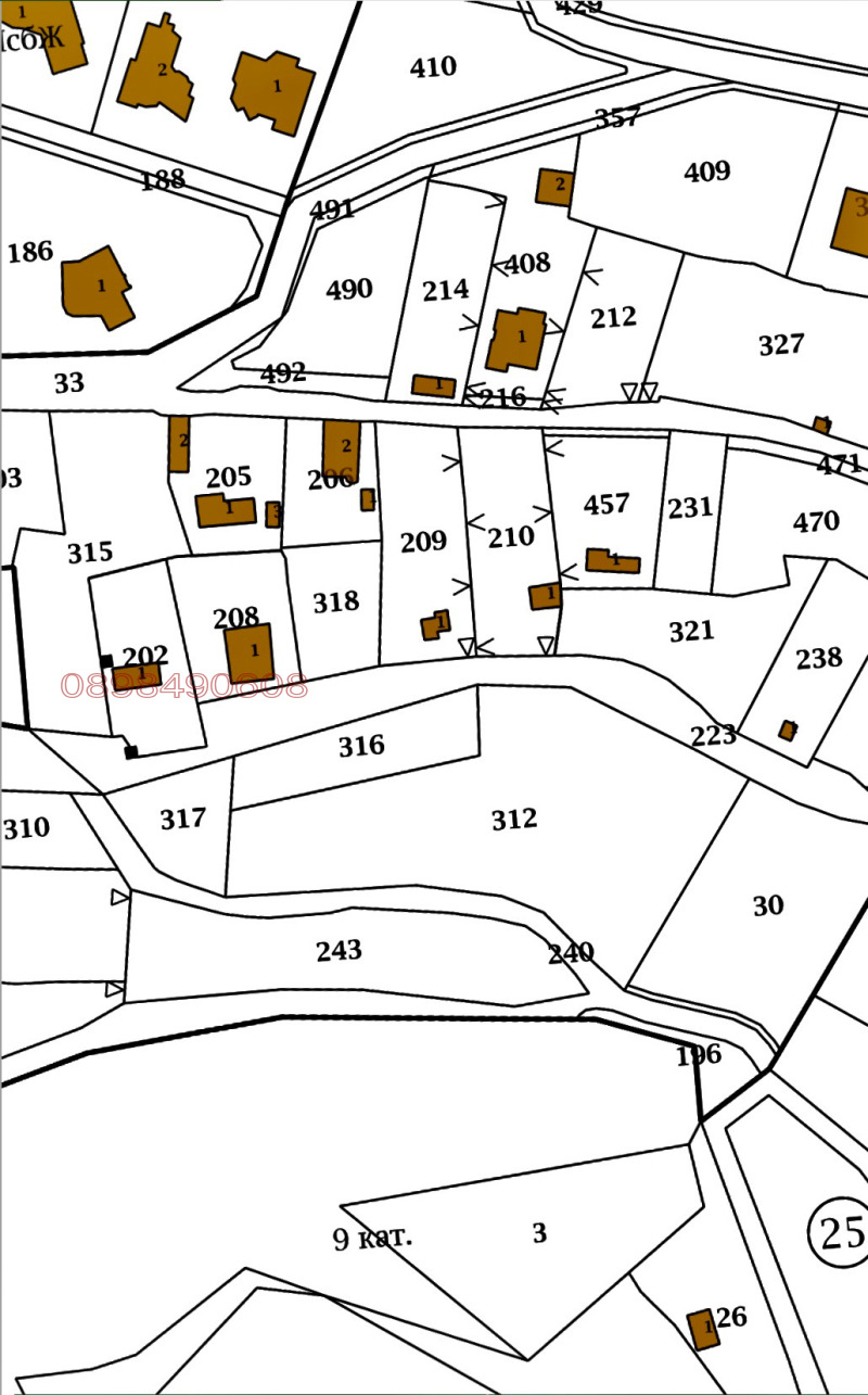 Til salg  Grund region Plovdiv , Belashtitsa , 3421 kvm | 17914374 - billede [3]
