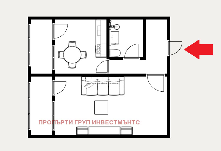 Продава 2-СТАЕН, гр. София, Младост 2, снимка 6 - Aпартаменти - 48946133