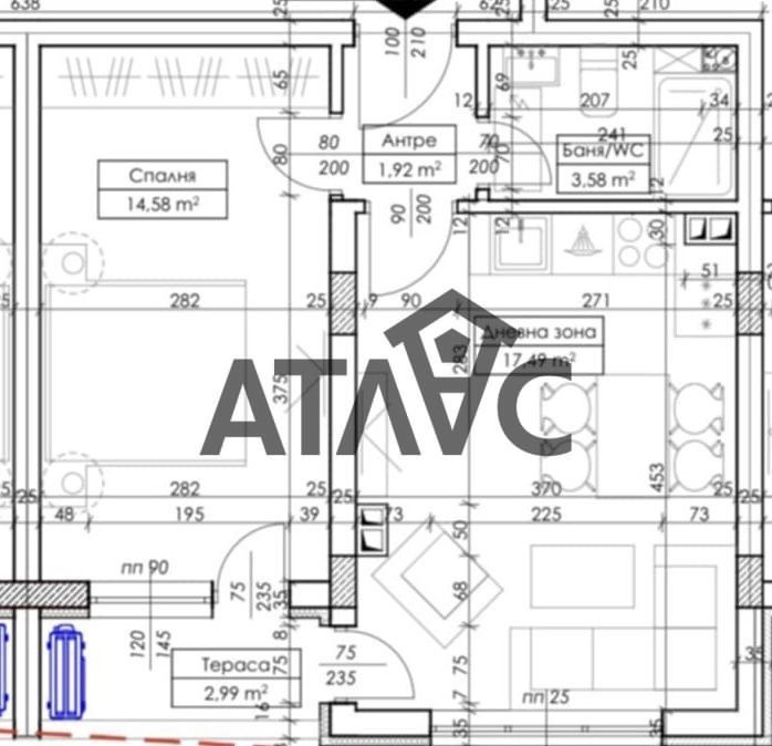 Продава 2-СТАЕН, гр. Пловдив, Гагарин, снимка 11 - Aпартаменти - 48124984