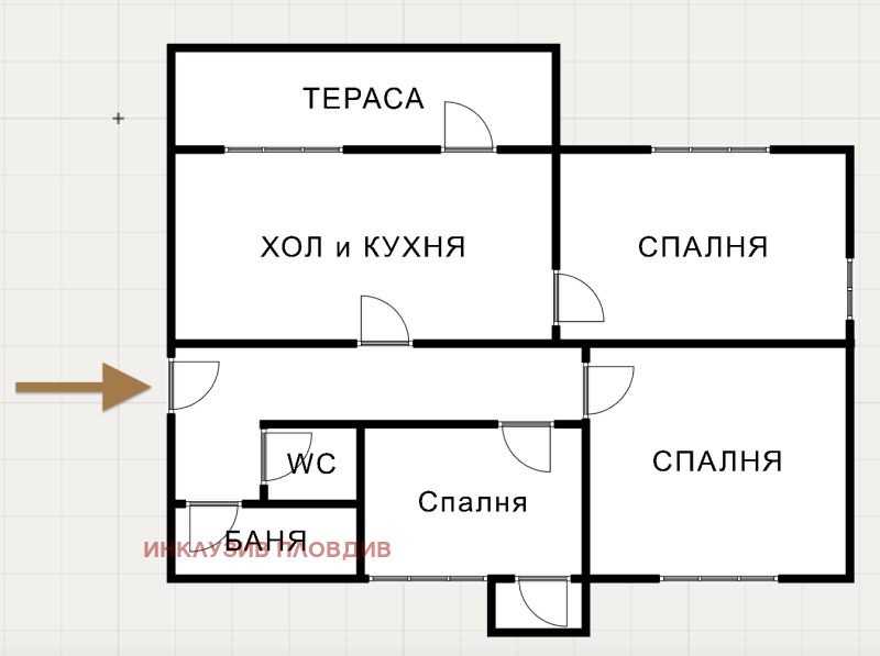 Na sprzedaż  2 sypialnie Plowdiw , Christo Smirnenski , 81 mkw | 56679001 - obraz [9]