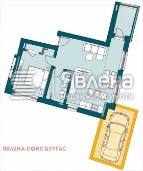 Продава  2-стаен, гр. Царево