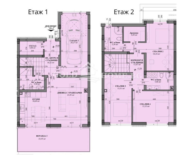 Till salu  Hus region Plovdiv , Markovo , 180 kvm | 55547663 - bild [2]