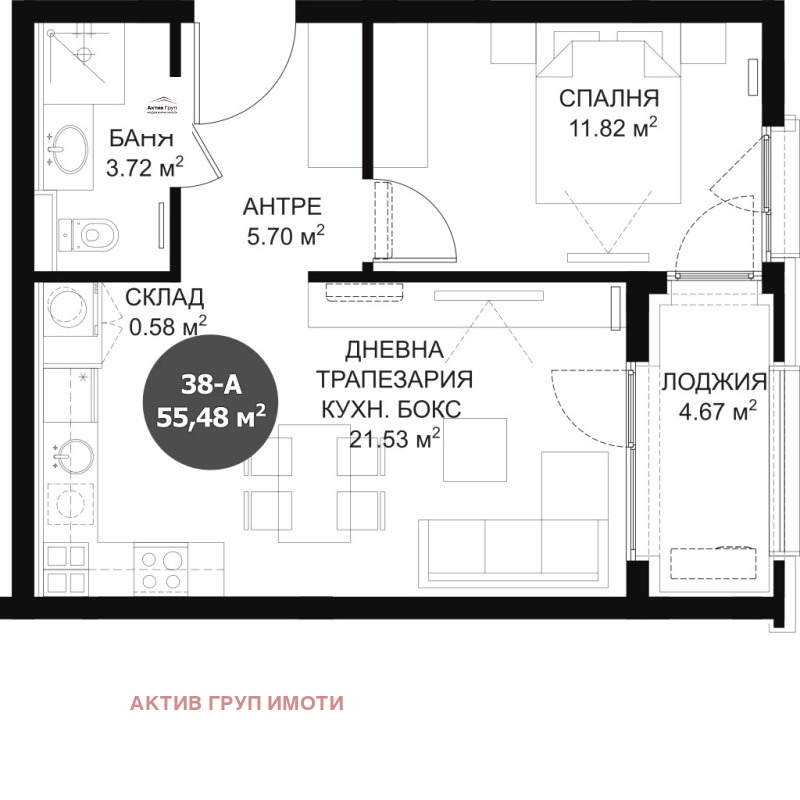 Продава 2-СТАЕН, гр. София, Дружба 2, снимка 4 - Aпартаменти - 49190798