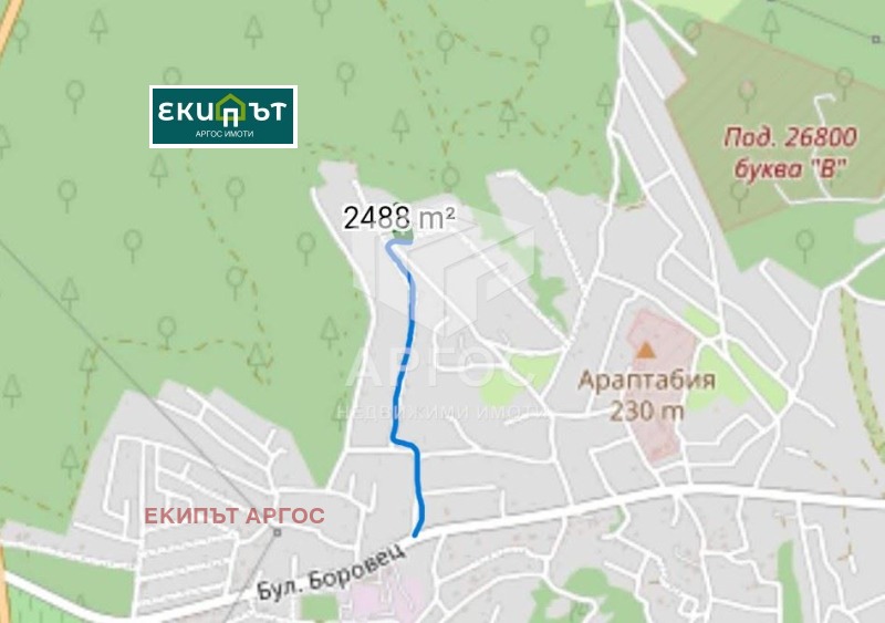 Продава ПАРЦЕЛ, гр. Варна, м-т Боровец - север, снимка 4 - Парцели - 52718811