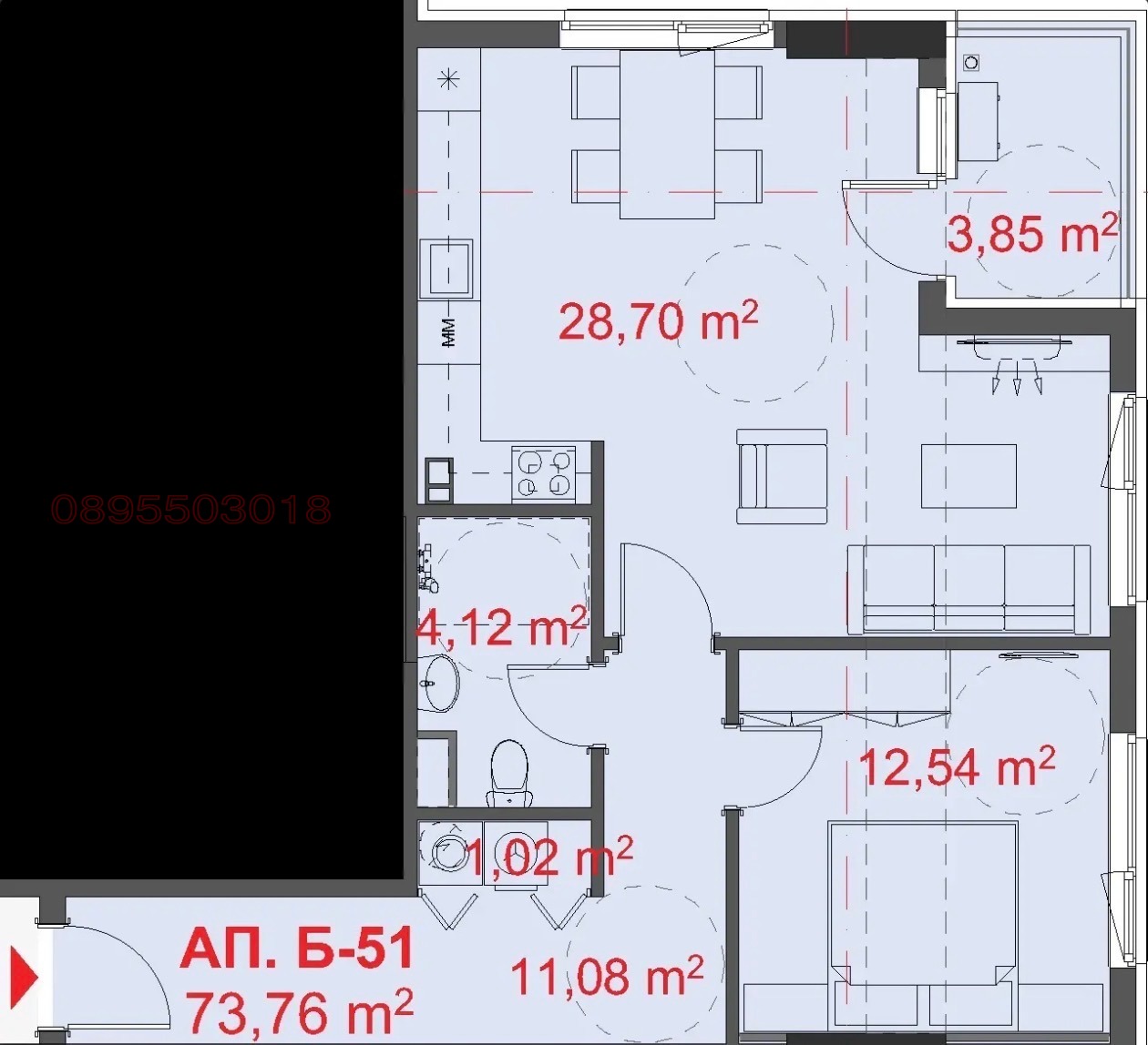 Продава 2-СТАЕН, гр. Бургас, Славейков, снимка 2 - Апартаменти - 56202085