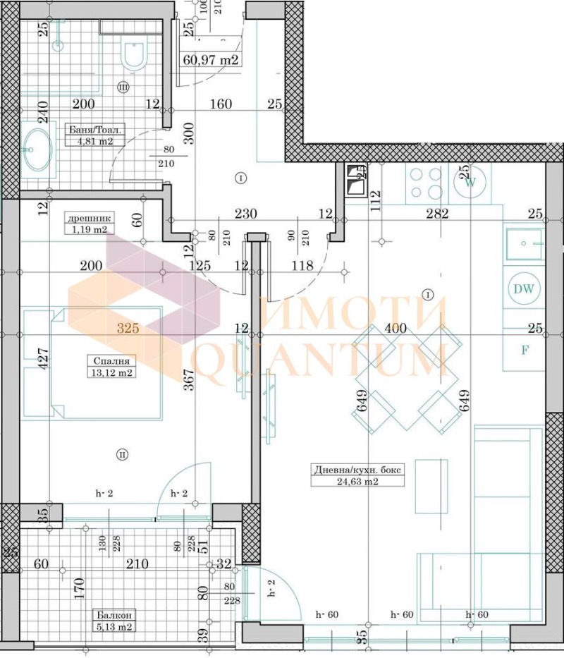 Продава 2-СТАЕН в град Варна, Възраждане 4 - 70 кв.м / 112 528 € » 220 085.64 лв., ИМОТИ КУАНТУМ